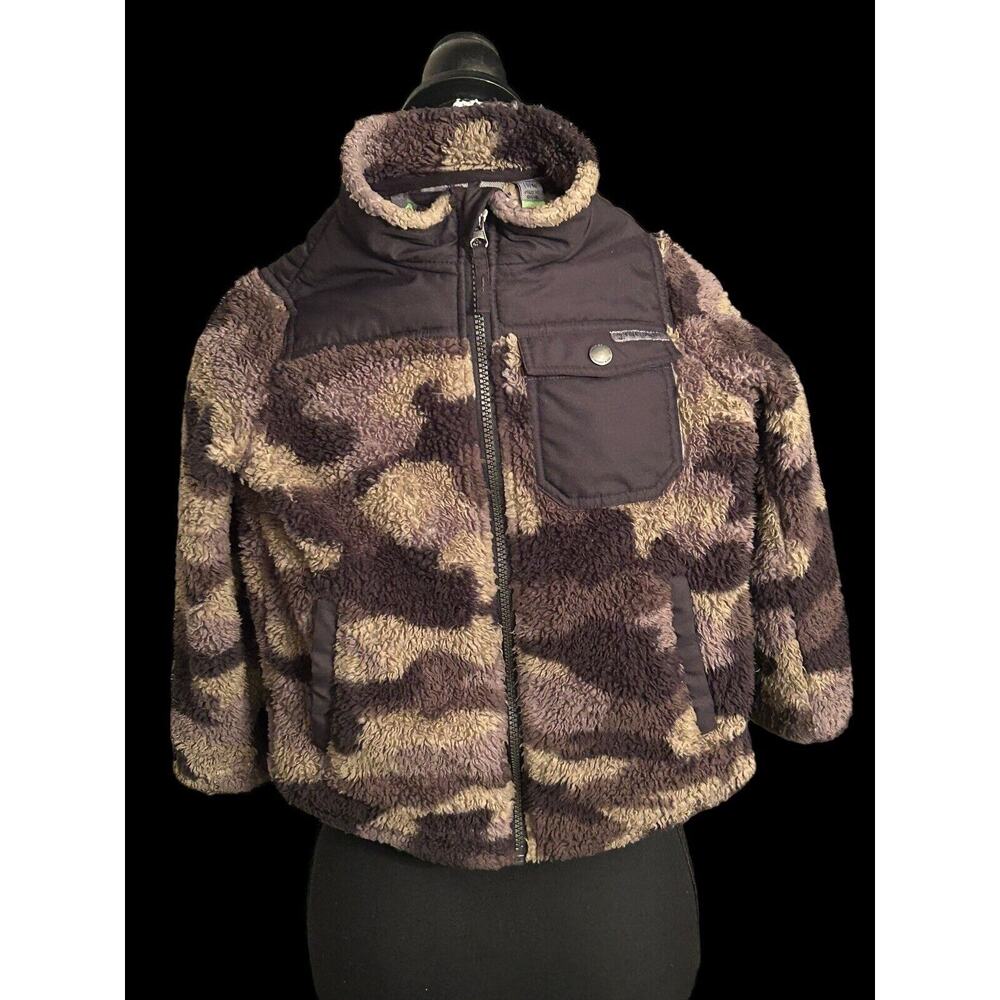 Free Country Jacket Youth Medium 5/6โ Multicolor Faux Fur